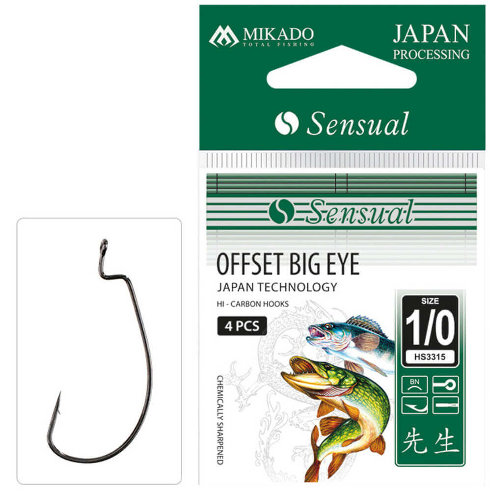 Anzuelos Mikado Sensual Offset Big Eye