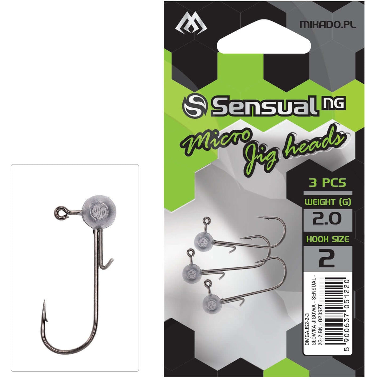 Ami Mikado Micro sensuale Jig Head 3g