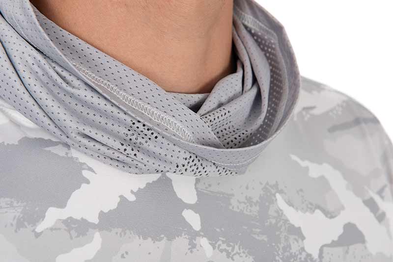 Maglietta tecnica con cappuccio UV Fox Rage Camo chiaro
