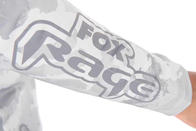 Maglietta tecnica con cappuccio UV Fox Rage Camo chiaro