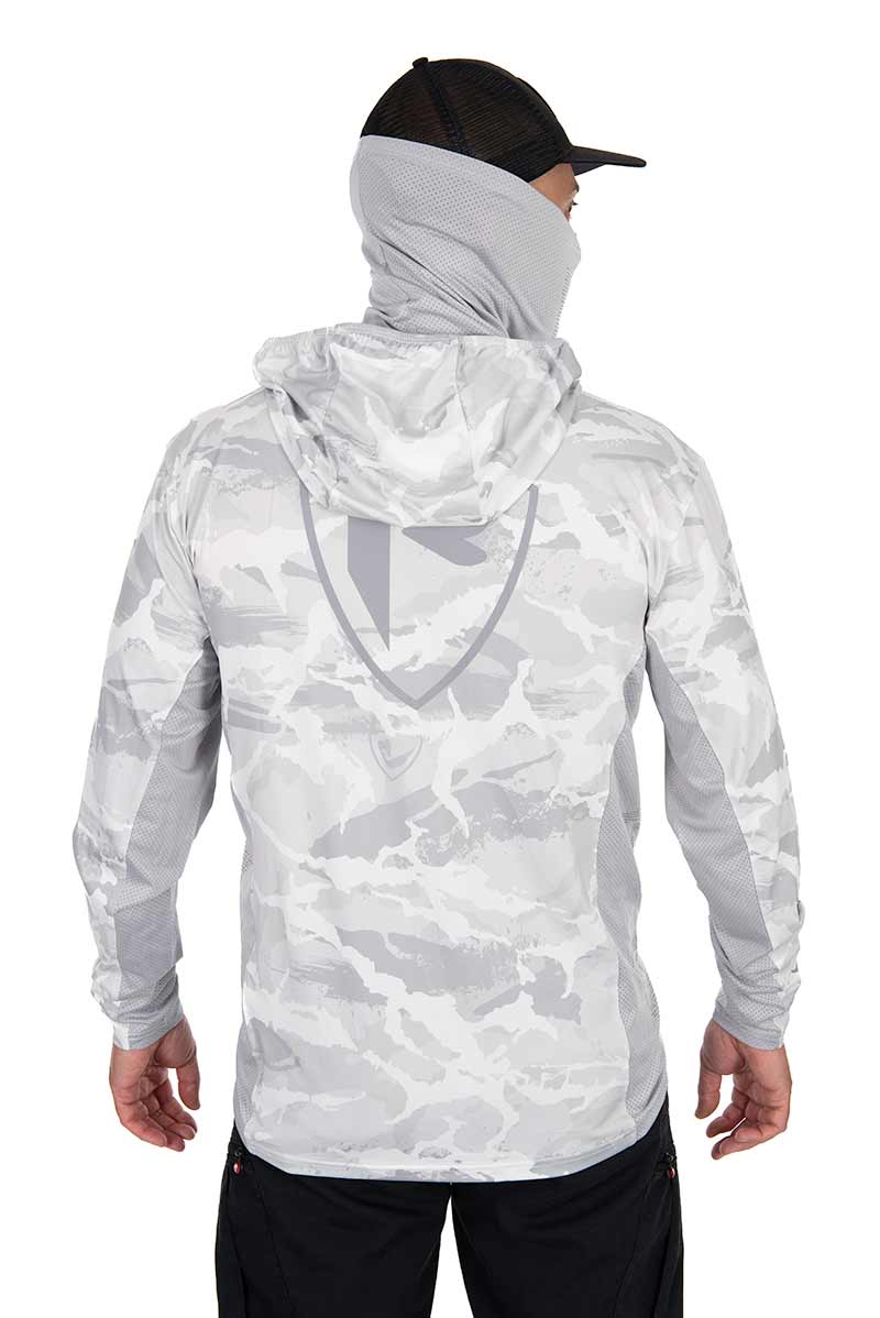 Maglietta tecnica con cappuccio UV Fox Rage Camo chiaro