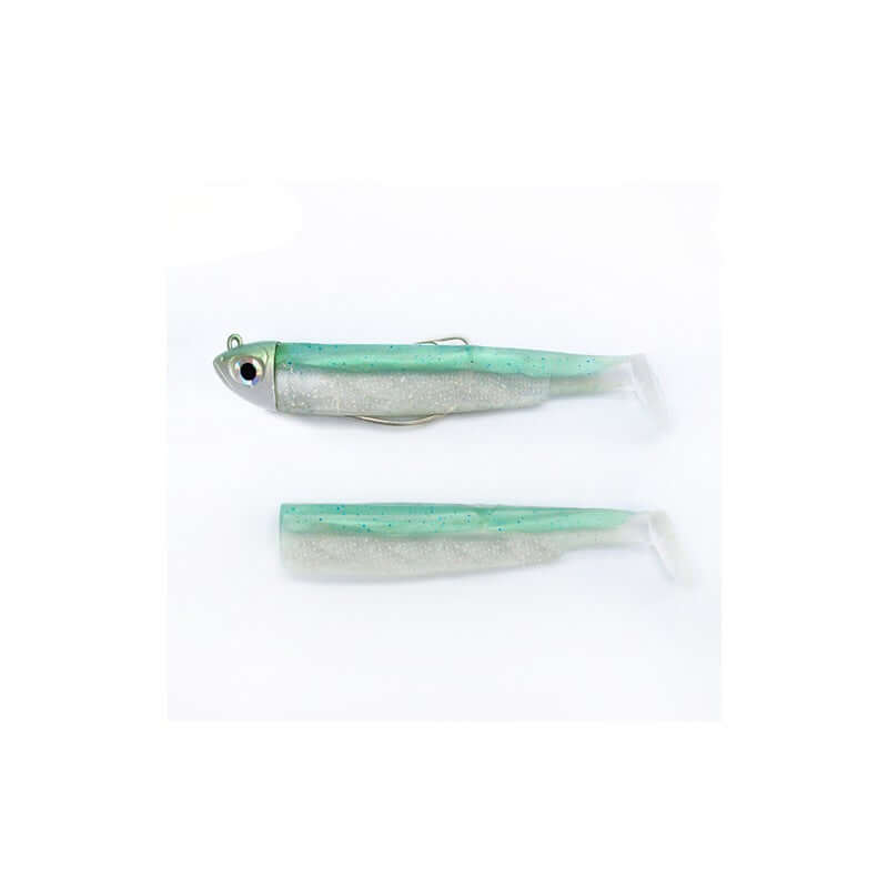 Combo Black Minnow Nº2,5 105 Of Shore 16 g Green Glitter SC
