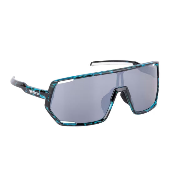Occhiali da Sole polarizzato Shimano Lesath Tartaruga blu e argento