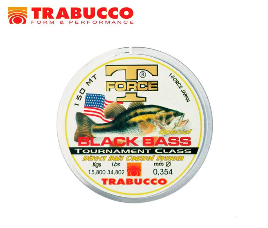 Il filo Trabucco T-Force Black Bass 150 m