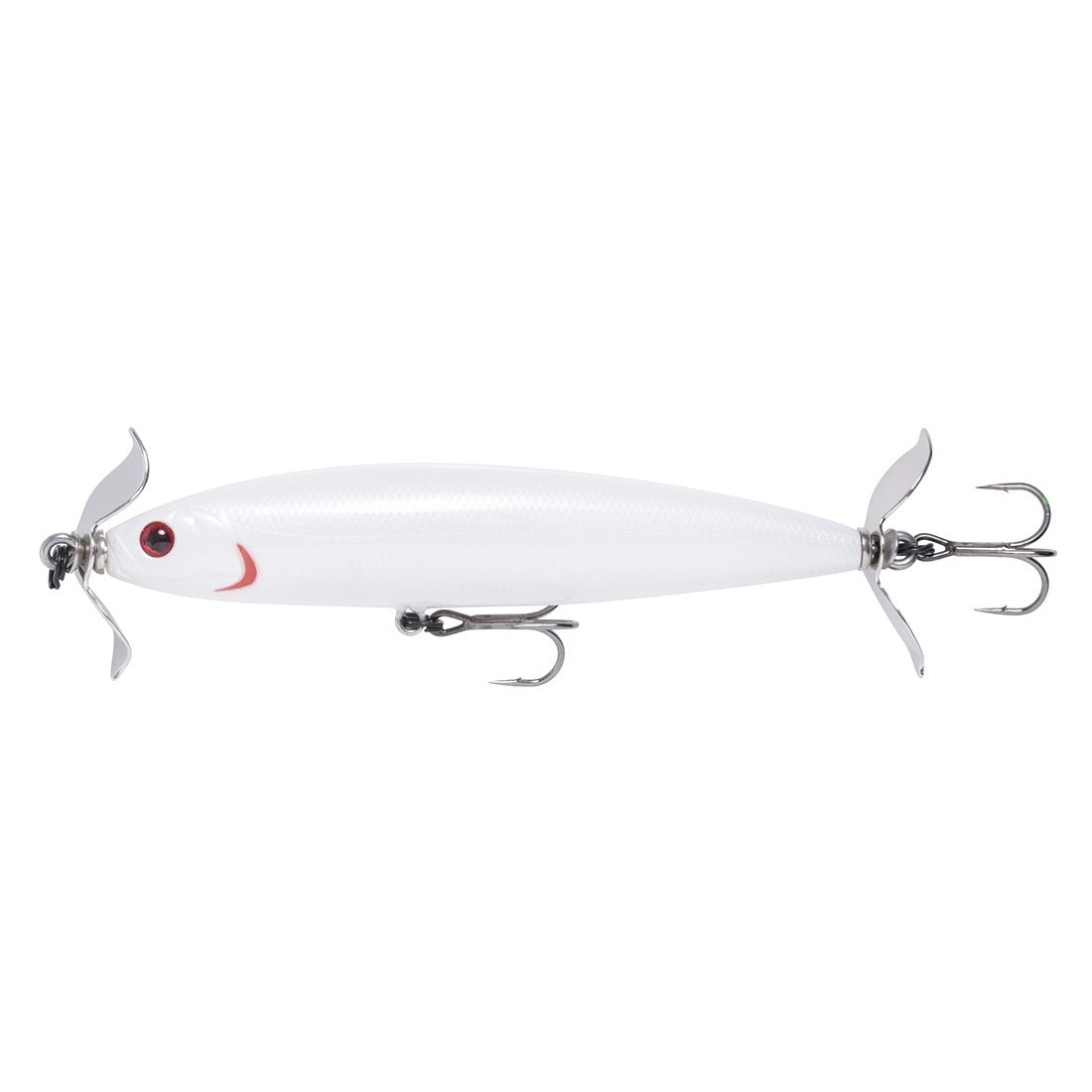 Jerkbait Hart Double Wisher 100 mm Bianco perla