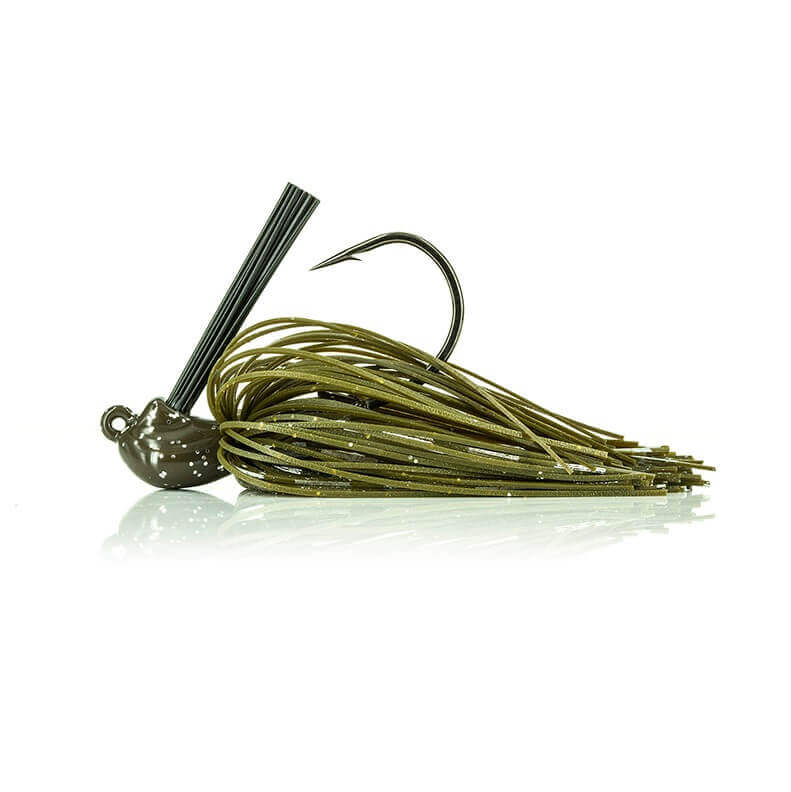 Jig Molix Kento 14 g Green Pumpkin Flash