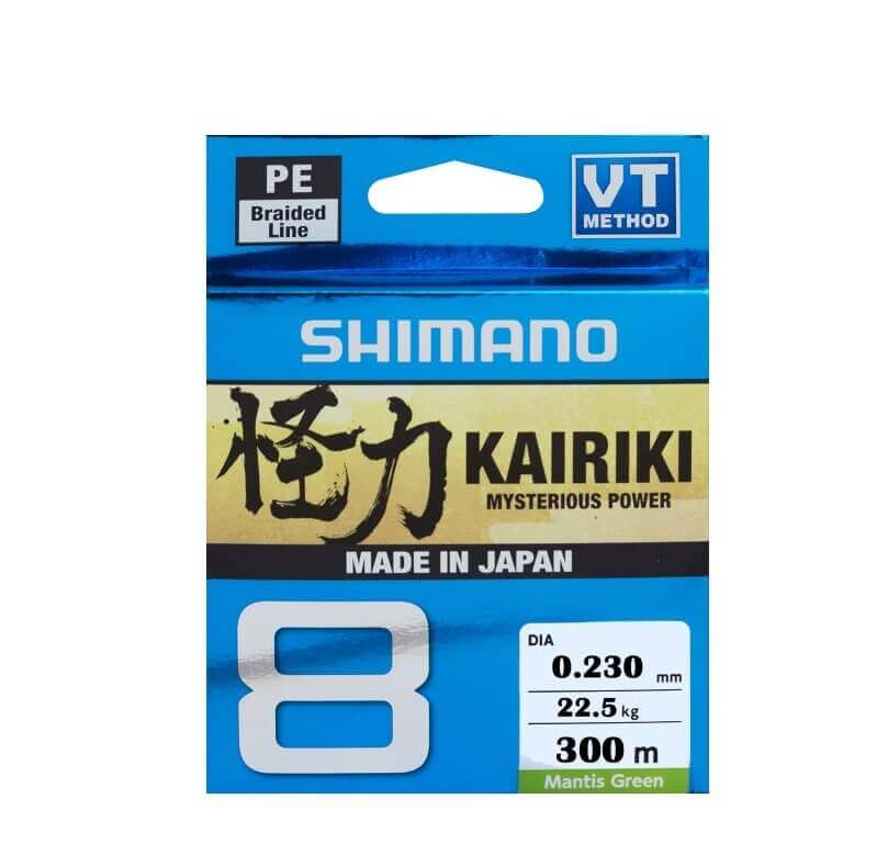 Trenzado Shimano Kariki 8 Verde 300 m