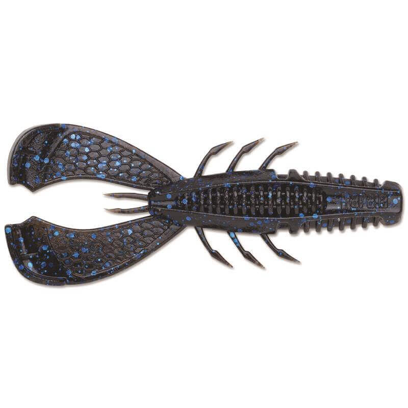 Softbait Granchio Rapala Crushcity Cleanup Craw 3 - 90 mm Fiocco nero blu