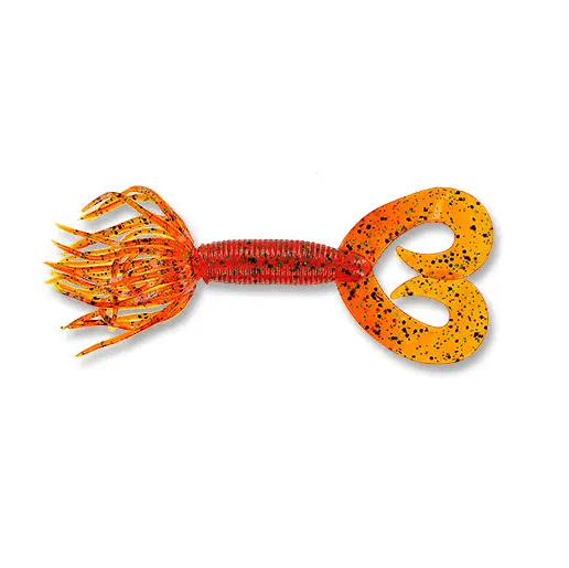 Softbait Yamamoto Double Tail Hula Grub 5" - 127 mm Zucca Nero Verde