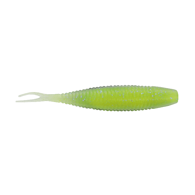 Softbait Yamamoto Ambito di applicazione Shad 3" - 76 mm Blu elettrico chartreuse