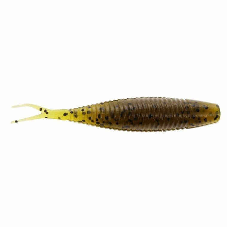 Softbait Yamamoto Ambito di applicazione Shad 3" - 76 mm Verde Zucca Nero