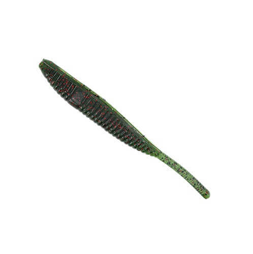 Softbait Yamamoto Shad Shape Floater 5" - 127 mm Zucca verde Fiocco nero