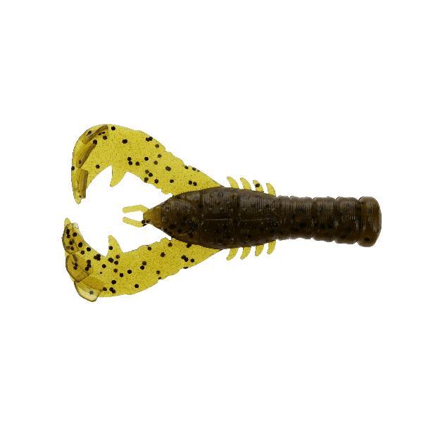Softbait Yamamoto Yama Craw 3" - 76 mm Verde Zucca Nero