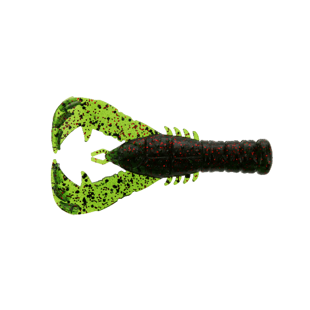 Softbait Yamamoto Yama Craw 3" - 76 mm Watermelon Nero Rosso
