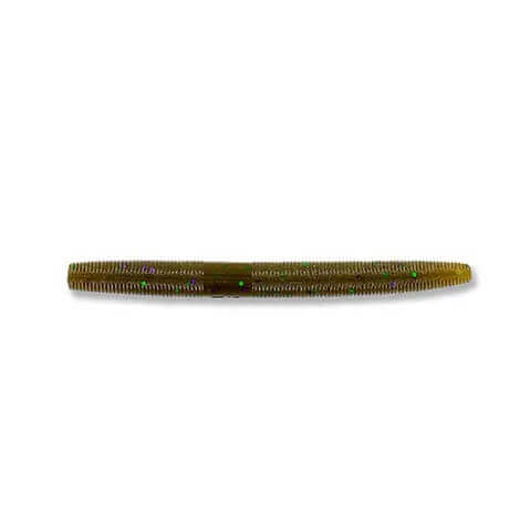 Softbait Yamamoto Yamasenko 4" - 100 mm Zucca verde con/verde grande viola