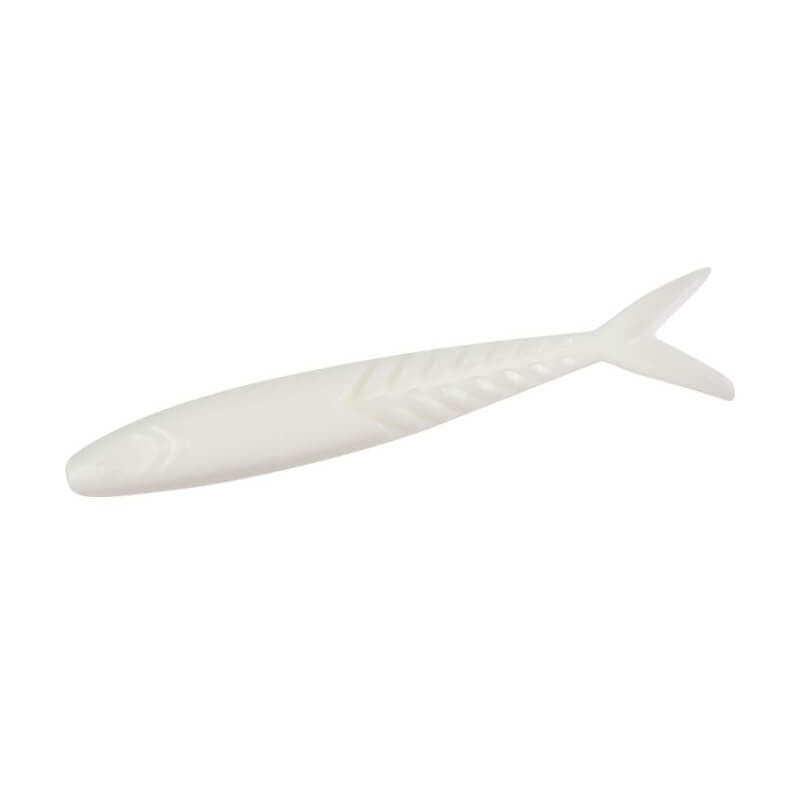 Vinilo Zoom Shimmer Shad 108 mm White