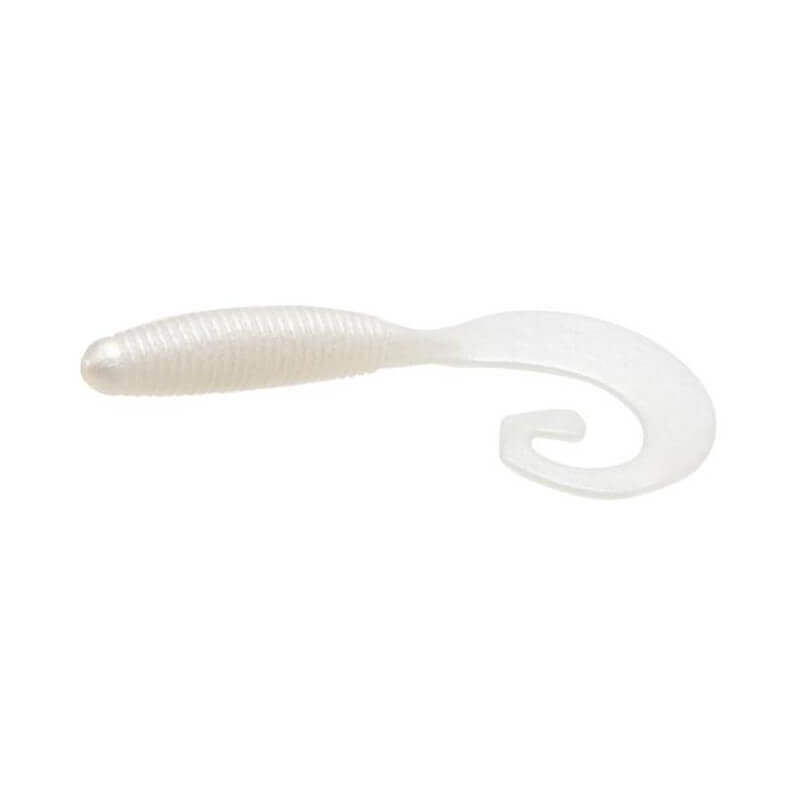 Vinilo Zoom Tab Tail Grub 100 mm Pearl