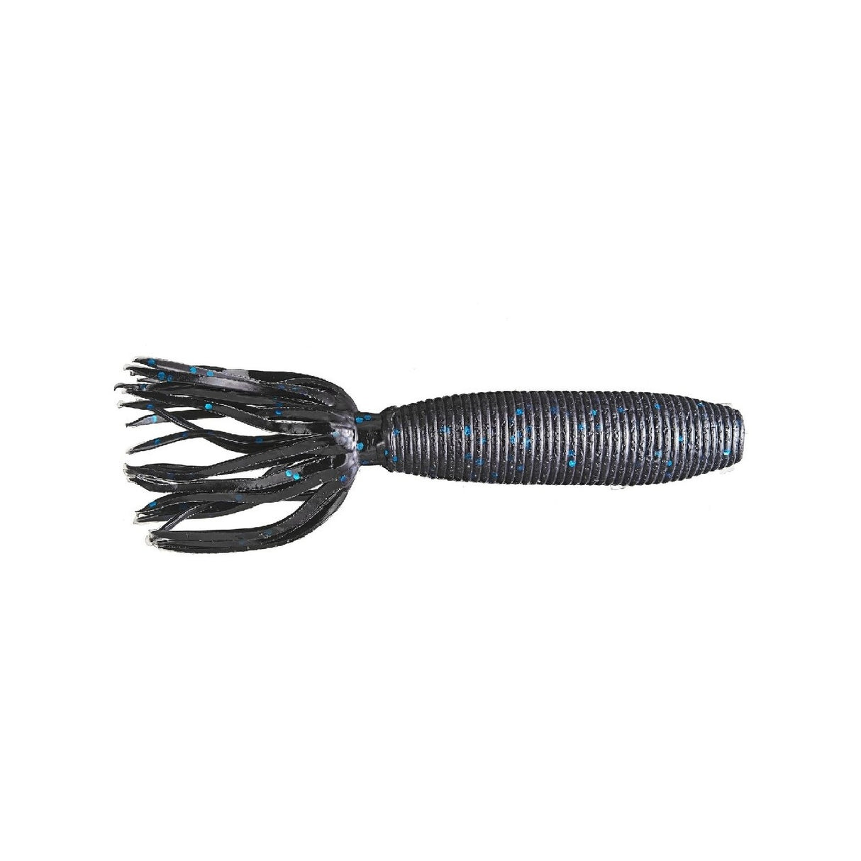 Softbait Yamamoto Fat Ika 4'' 100 mm Nero Fiocco blu grande