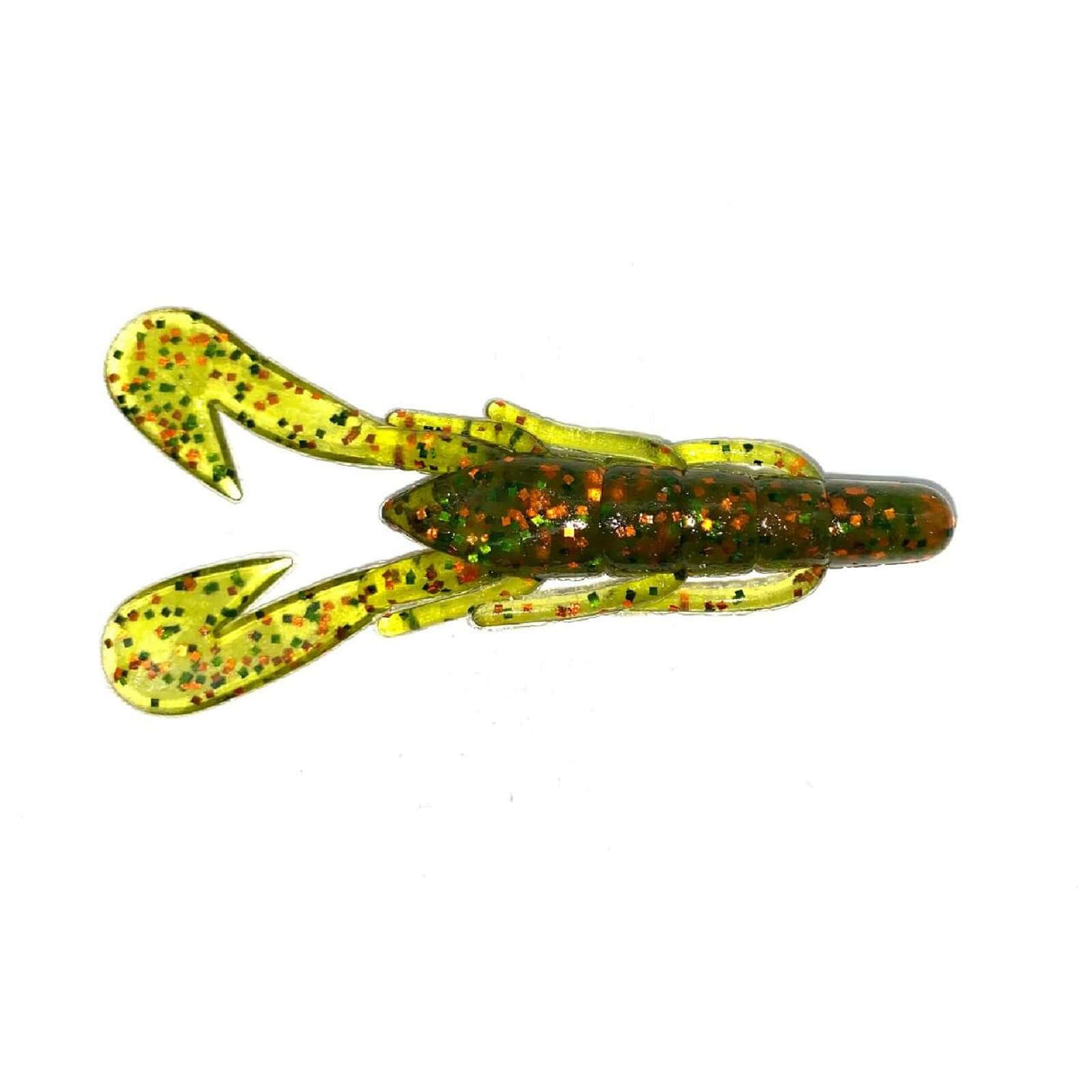 Softbait Zoom Ultra Vibe Speed Craw 90 mm Watermelon Verde Arancione