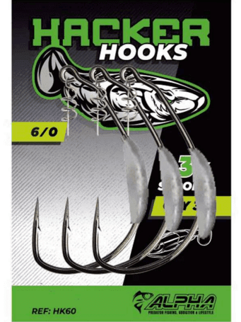 Anzuelos Alpha Hacker 6/0 - 7 g - Tienda Bass