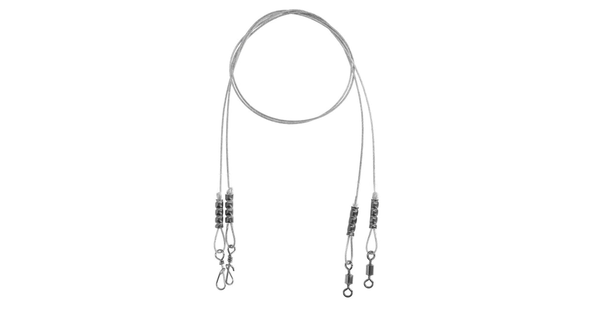 Bajo de línea de acero Mikado Jaws 25 cm/15 kg - Tienda Bass