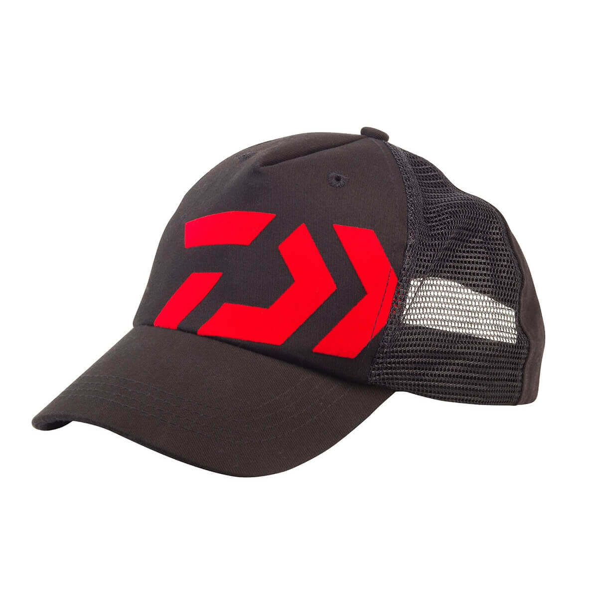 Gorra Daiwa Trucker Negra/Roja - Tienda Bass