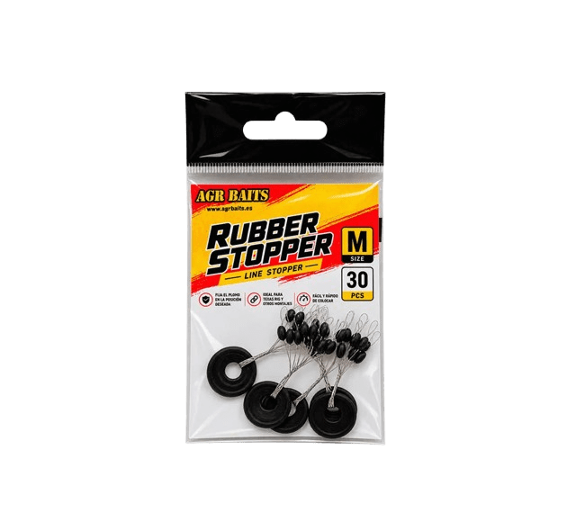 Rubber Stopper AGR M Negro - Tienda Bass