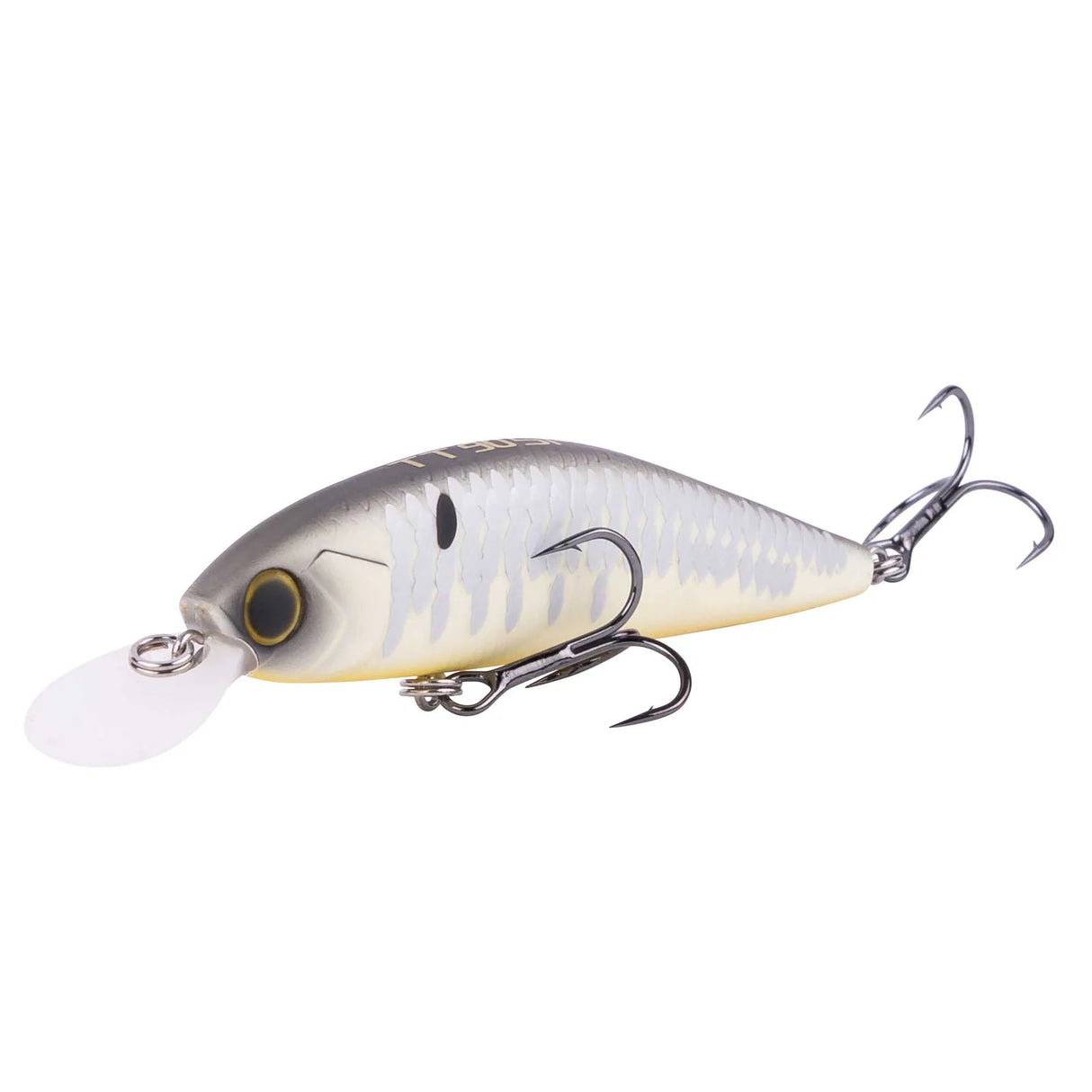Señuelo articulado Shimano Yasei Trigger Twitch S 90mm Matt White - Tienda Bass