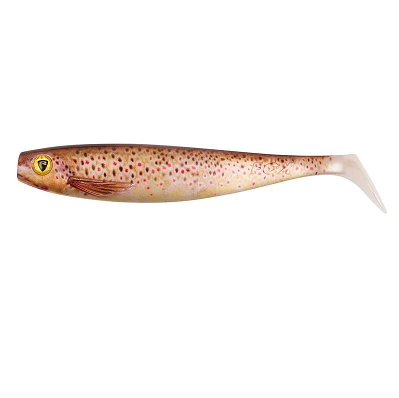 Vinilo Fox Rage Shad Pro 140 mm trucha marrón - Tienda Bass