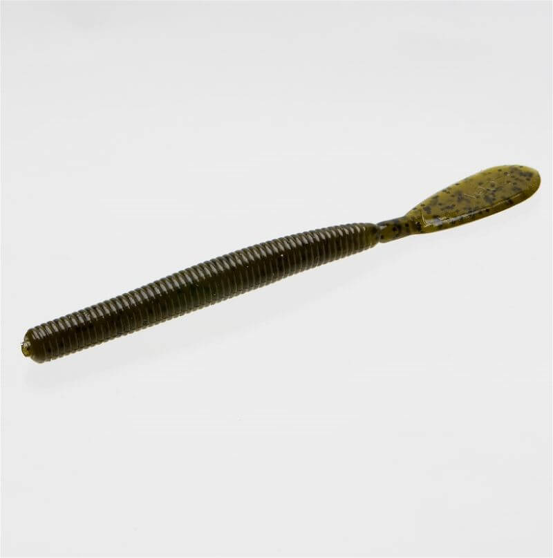 vinilo speed worm green pumpkin