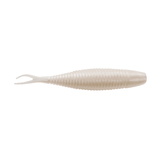 Vinilo Yamamoto Scope Shad 3” – 76 mm Pearl White - Tienda Bass