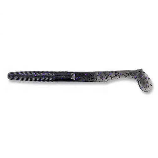 Vinilo Yamamoto Swim Senko 5” – 127 mm Smoke W/Black Purple Flake - Tienda Bass