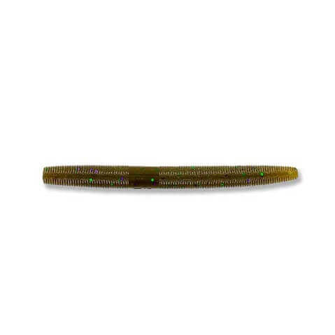 Vinilo Yamamoto Yamasenko 4” – 100 mm Green Pumpkin W/Large Green Purple - Tienda Bass