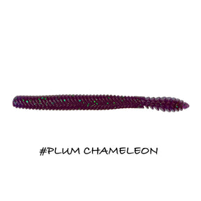 Vinilo Iberican Lures Worm 127 mm Plum Chameleon
