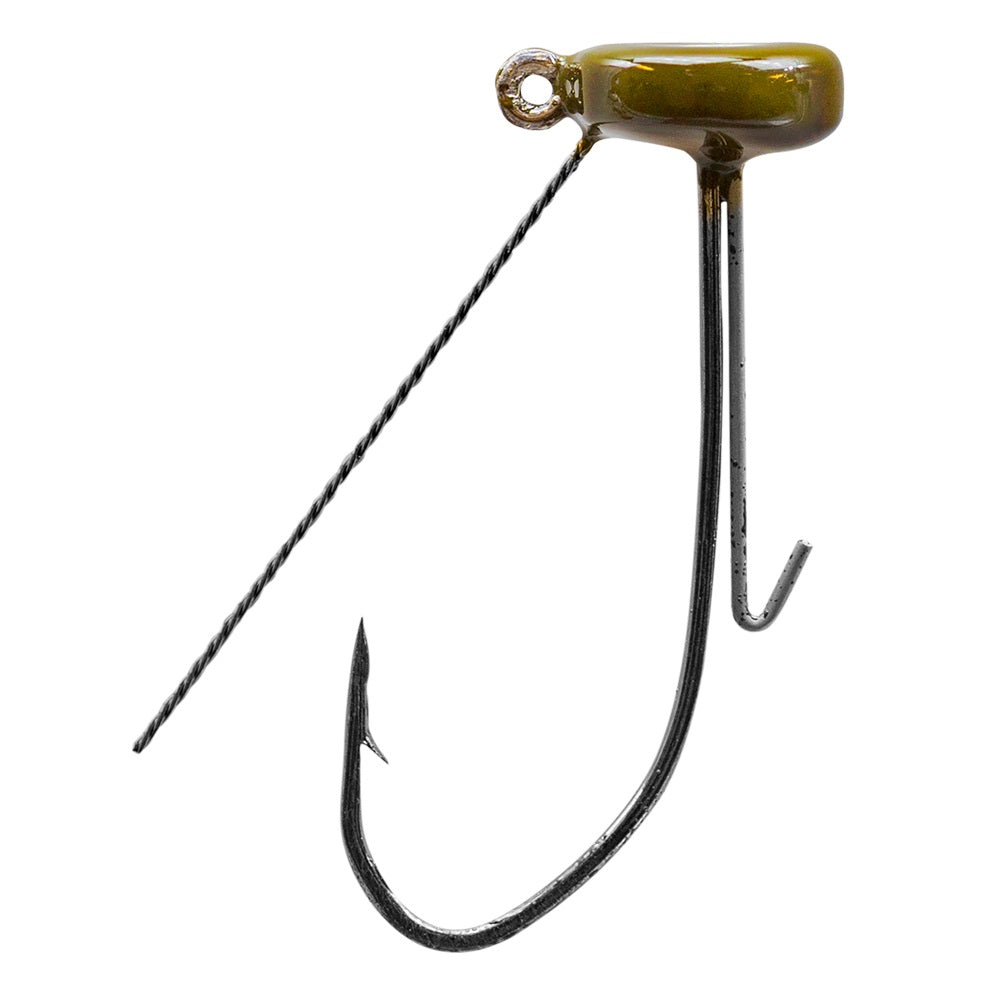 Ganci Ned Rig Jig Strike King 1,8 g Zucca verde