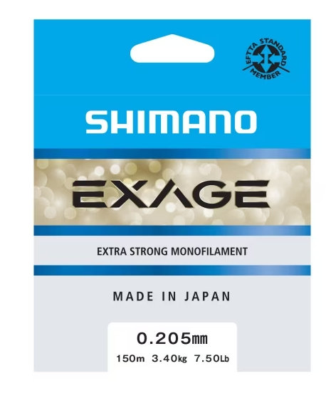 Filato monofilamento Shimano Grigio Exage 300m