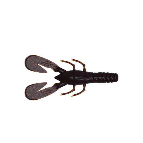 Softbait AGR Crawling letale 85 mm marrone viola