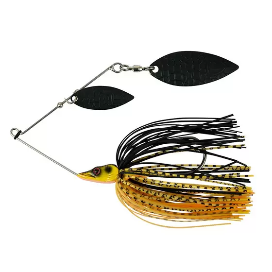 Spinnerbaits Fox Rage Pike Nero e Gold 10g