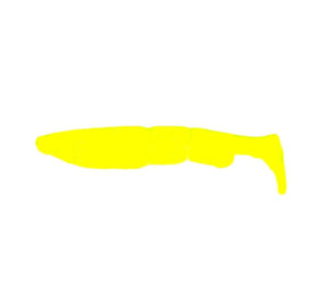 Swimbait Vinilo Alpha Hacker 6 Chartreuse