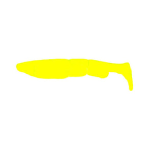Swimbait Vinilo Alpha Hacker 7 Chartreuse