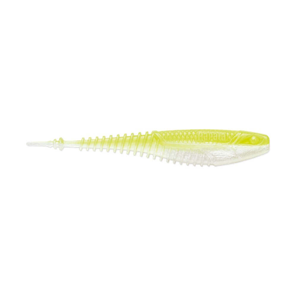 In vinile Rapala Crushcity Freeloader 4 - 105 mm Chartreuse Pearl