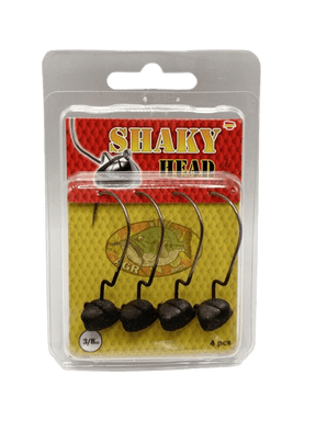 Anzuelos AGR Shaky Head Negro Mate 3/0 - Tienda Bass