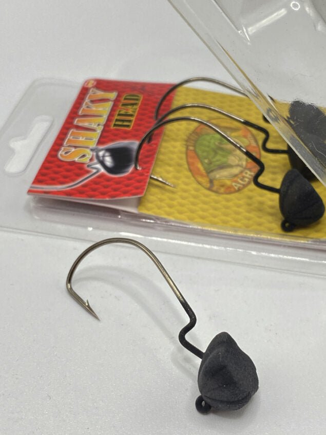 Anzuelos AGR Shaky Head Negro Mate 3/0 - Tienda Bass