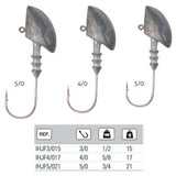 Anzuelos Jig Hart Head nº5/0 - 21 gramos - Tienda Bass