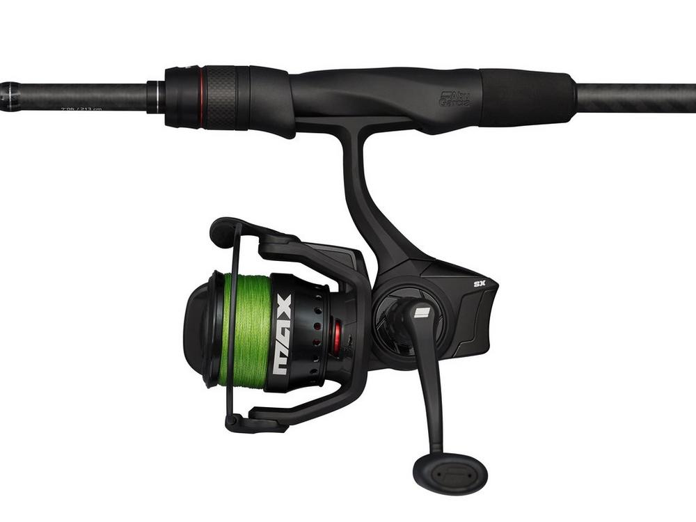 Combo Abu Garcia Max X Spinning Maxsx702M/Maxsx2500 con línea - Tienda Bass