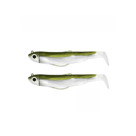 Doble Combo Black Minnow Nº3 120 Shore 12 g Khaki Rattle - Tienda Bass