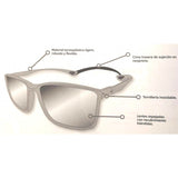 Gafas de sol polarizadas Hart espejo azul - Tienda Bass