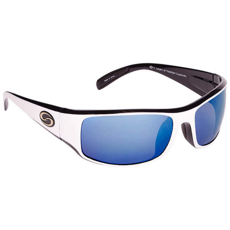 Gafas de sol polarizadas Strike King S11 Blancas Transparentes/Azules - Tienda Bass