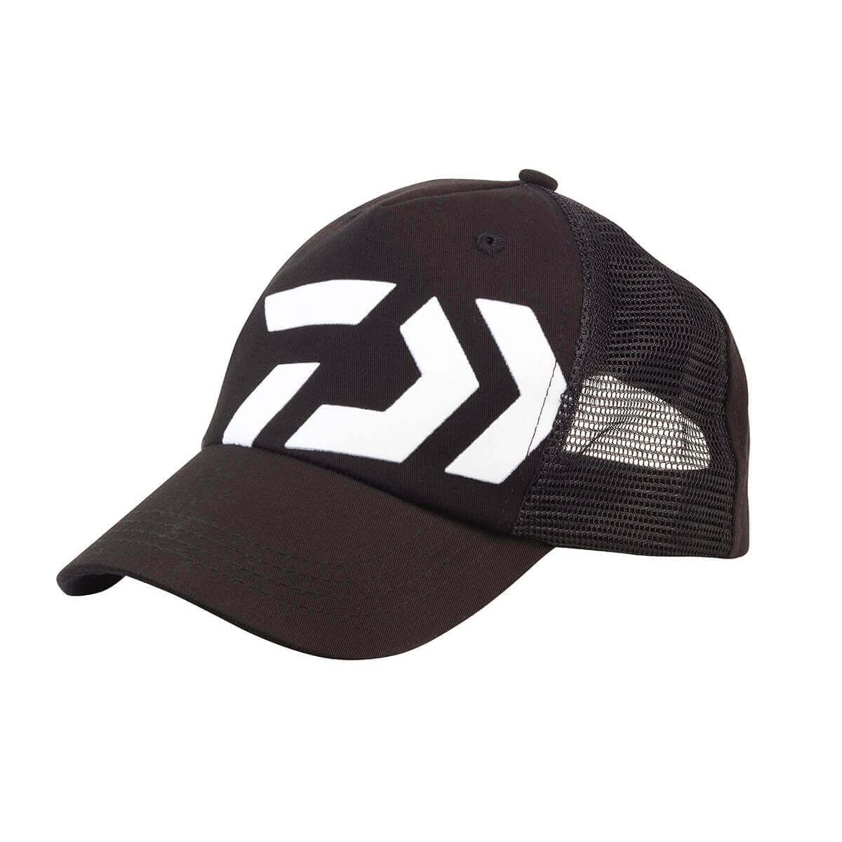 Gorra Daiwa Trucker Negra/Blanca - Tienda Bass