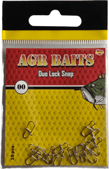Grapas AGR Duo Lock Snap Nickel - Tienda Bass